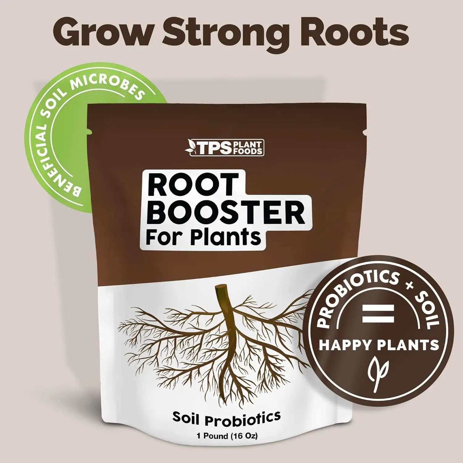 TPS NUTRIENTS Root Booster for Plants, Soil Probiotics Including Bacteria, Mycos, and Trichoderma for Transplanting and Established Plants (6 Ounces) by GreenHaven Gardens