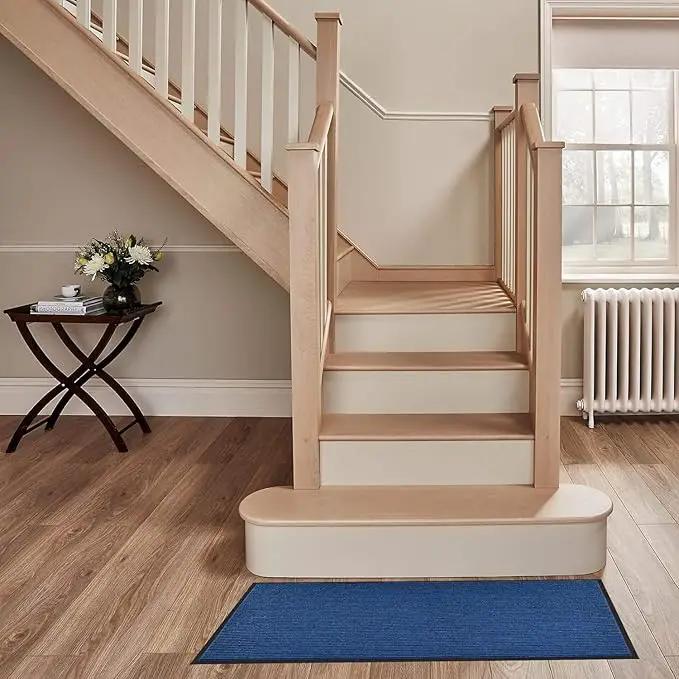 Profile Rubber Door Mat, 72x48inch, Heavy Duty, Entrance Doormat, Indoor and Outdoor, Waterproof, Easy Clean Shoe Scraper, Home Rug Welcome Mats for Entryway, Patio, Porch(Blue) by GreenHaven Gardens