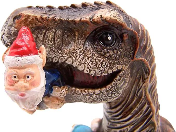 Wowser Gnome Statue: Funny Garden Figurine - Unique Home & Outdoor Decor (T-Rex), Gnome Decoration for Yard by GreenHaven Gardens