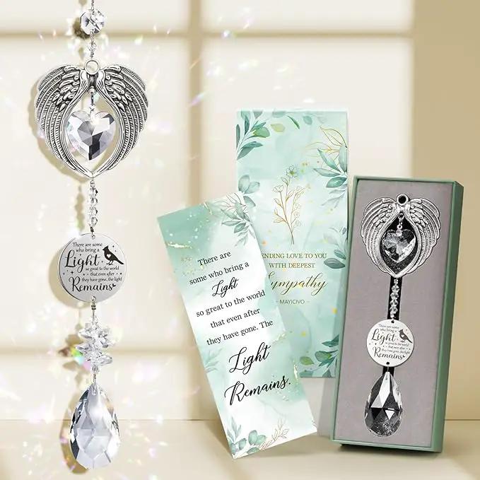 Sympathy Gifts for Loss of Loved One Mom Dad Daughter Son, Unique Memorial Gifts Crystal Suncatcher Bereavement Gift Idea - Grief Condolence Sorry for Your Loss Funeral, Miscarriage Gifts for Mothers by GreenHaven Gardens