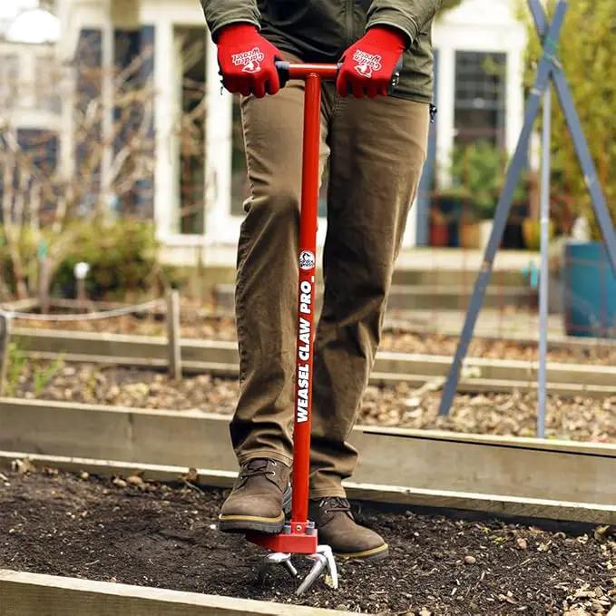 Garden Weasel Claw Pro – Black Grip | 3-in-1 Twist Tiller, Cultivator, Weed Puller & Soil Loosener | Gardening Hand Tool | 91336-A by GreenHaven Gardens