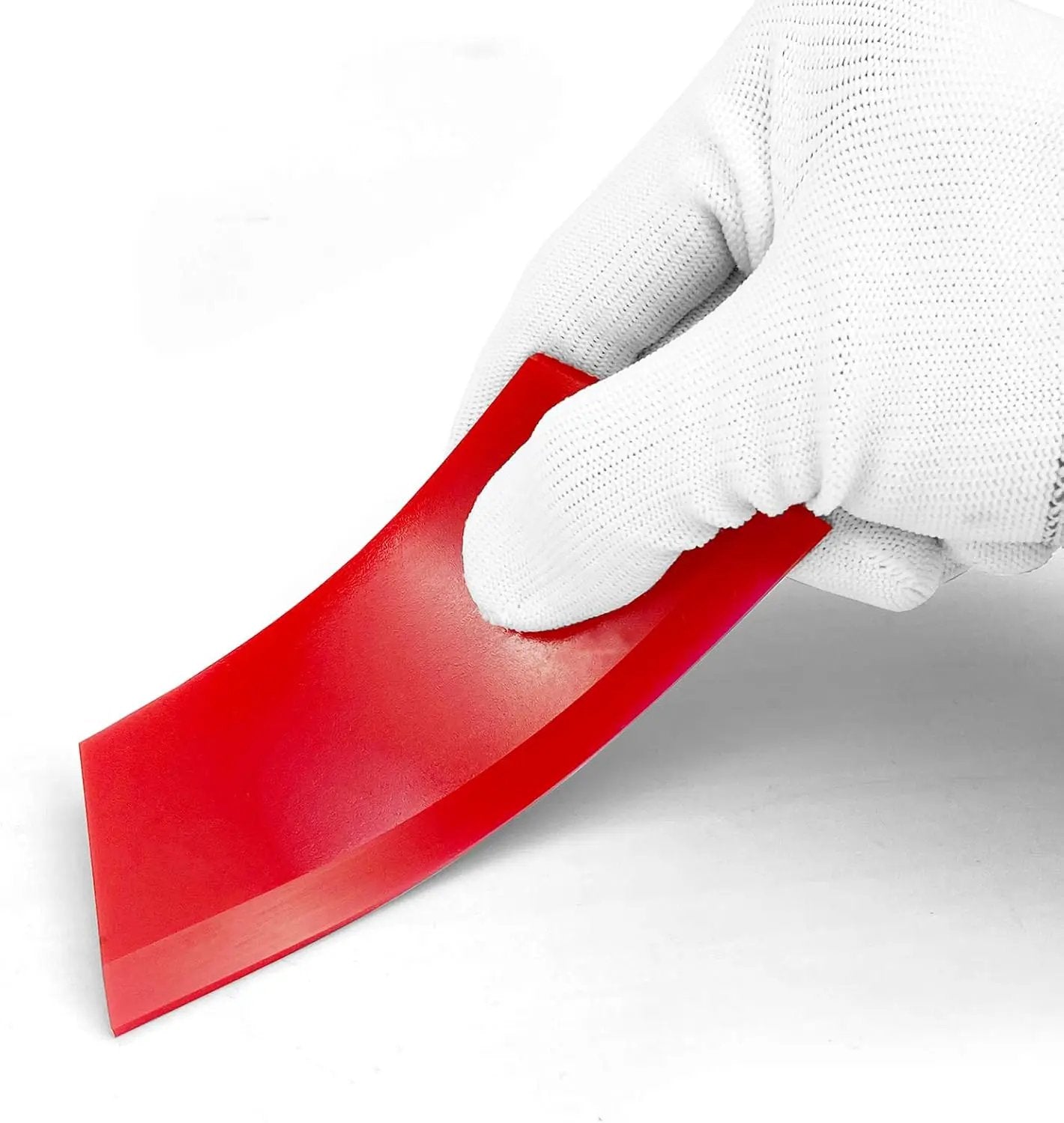 CARTINTS 2pack Squeegee Blades Replacement Mini Squeegee, 5.1x 2 inch, for Cleaning Glass, Shower Door and Car Windows and Screen Printing,Red by GreenHaven Gardens