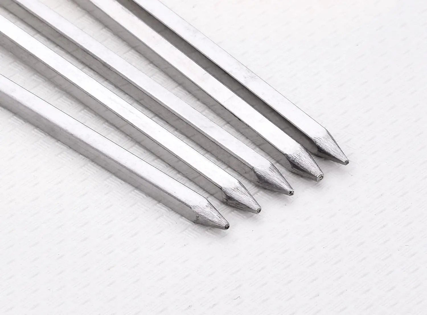 14 Inch Long Square kebab skewers,BBQ Stainless Steel Skewers,12 Pack (BBQ Skewers Square 14inch-12p)