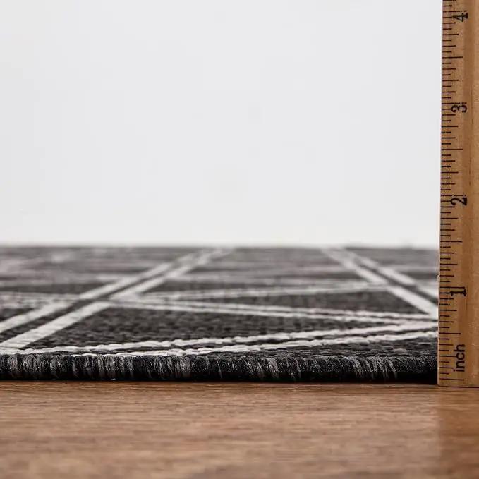 Keen Home Design Outdoor Runner Rug - 2x8 Washable Indoor/Outdoor Rug for Patio, Balcony, Kitchen, Garden, Beach, Deck and Porch. Size: 2'2" x 7'7" by GreenHaven Gardens