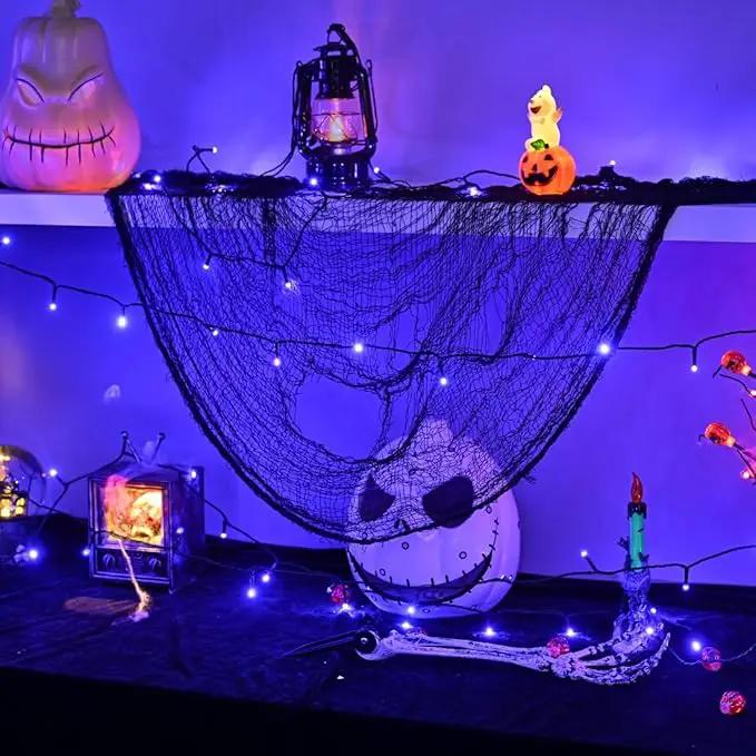 600 LED Halloween Lights, 216 FT Waterproof Halloween String Lights, Purple Halloween Lights Outdoor with 8 Lighting Modes for Halloween Outdoor Party Yard Garden Decoration (216 Ft | Purple, 216 Ft) by GreenHaven Gardens