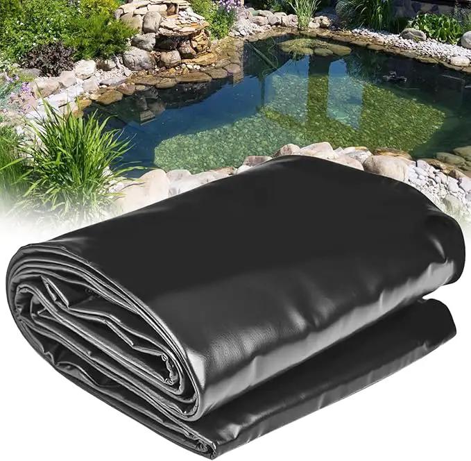 20 x 20 FT Pond Liner, 20 Mil Pond Liners for Outdoor Ponds, HDPE Pond Liner Preformed Easy Cutting Puncture Resistant, Pond Liners for Water Garden Fountain Waterfall, Koi Fish Aquaculture Pond by GreenHaven Gardens