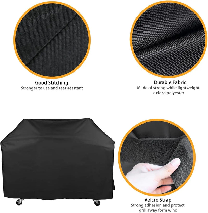 Grill Cover for Royal Gourmet Charcoal Grill CC1830 Series, 54 inch CR5402 Heavy Duty Waterproof UV Resistant Cover for Royal Gourmet GA5401T/GA4402S, Outdoor Barbeque Grill Accessories by GreenHaven Gardens