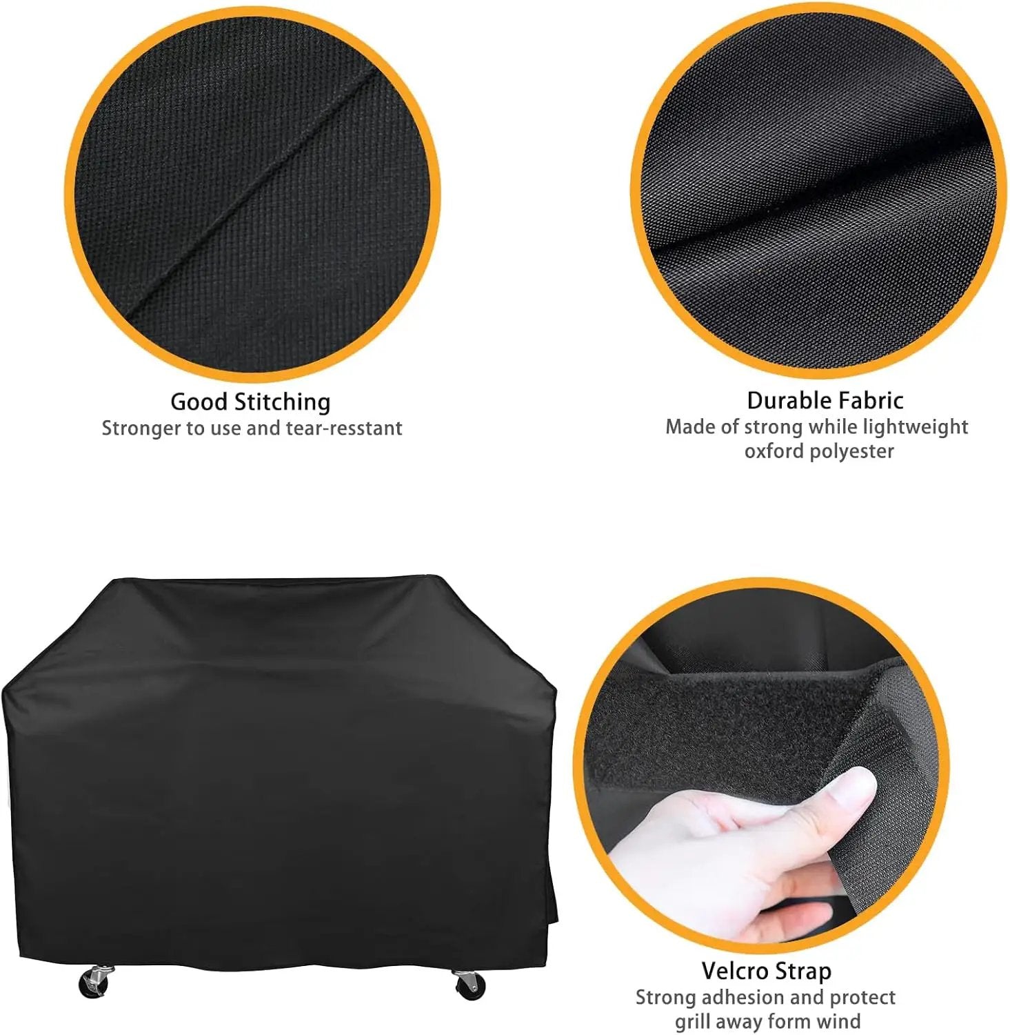 Grill Cover for Royal Gourmet Grill CD2030AN CD2030X SG6002 GA5401T, 59 inch CR5903 Heavy Duty Waterproof UV Resistant Cover, Outdoor Barbeque Grill Accessories by GreenHaven Gardens