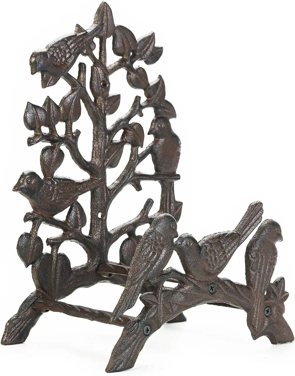 Sungmor Heavy Duty Cast Iron Hose Holder,Garden & Yard Decorative Birds Wall Mounted Hose Butler,Water Pipe Holds,Rack,Hanger,Antique Wall Decorations by GreenHaven Gardens