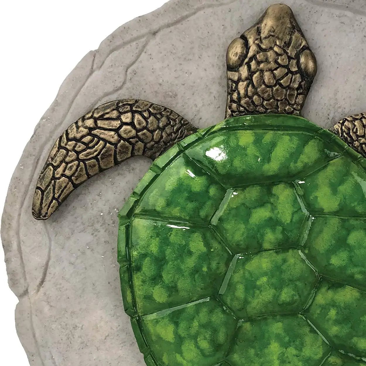 Spoontiques -Garden Décor - Turtle Stepping Stone - Decorative Stone for Garden by GreenHaven Gardens