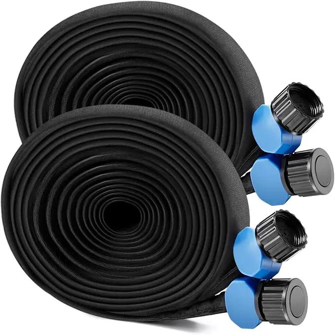 IPOW Thicken 25 ft + 25 ft Heavy Duty Double Layer Design Saves 80% Water Leak Proof Soaker Hose, Drip Watering Hose for Garden, Lawn, Flower Bed, Vegetable Field by GreenHaven Gardens