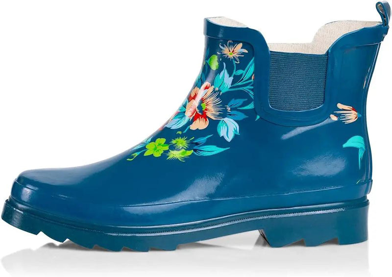 NORTY - Womens Ankle Rain Boots - Ladies Waterproof Winter Spring Garden Boot runs ½ size large by GreenHaven Gardens