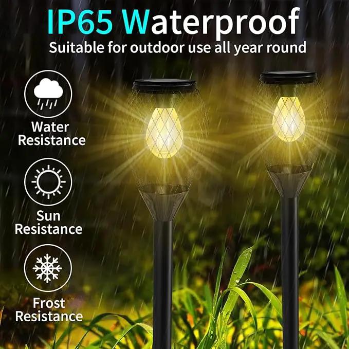 2 Pack Solar Lights Outdoor Waterproof, Solar Garden Lights Outdoor, Auto On/Off LED Lights Landscape Decorative for Garden,Lawn,Yard, Walkway, Driveway, Patio. by GreenHaven Gardens
