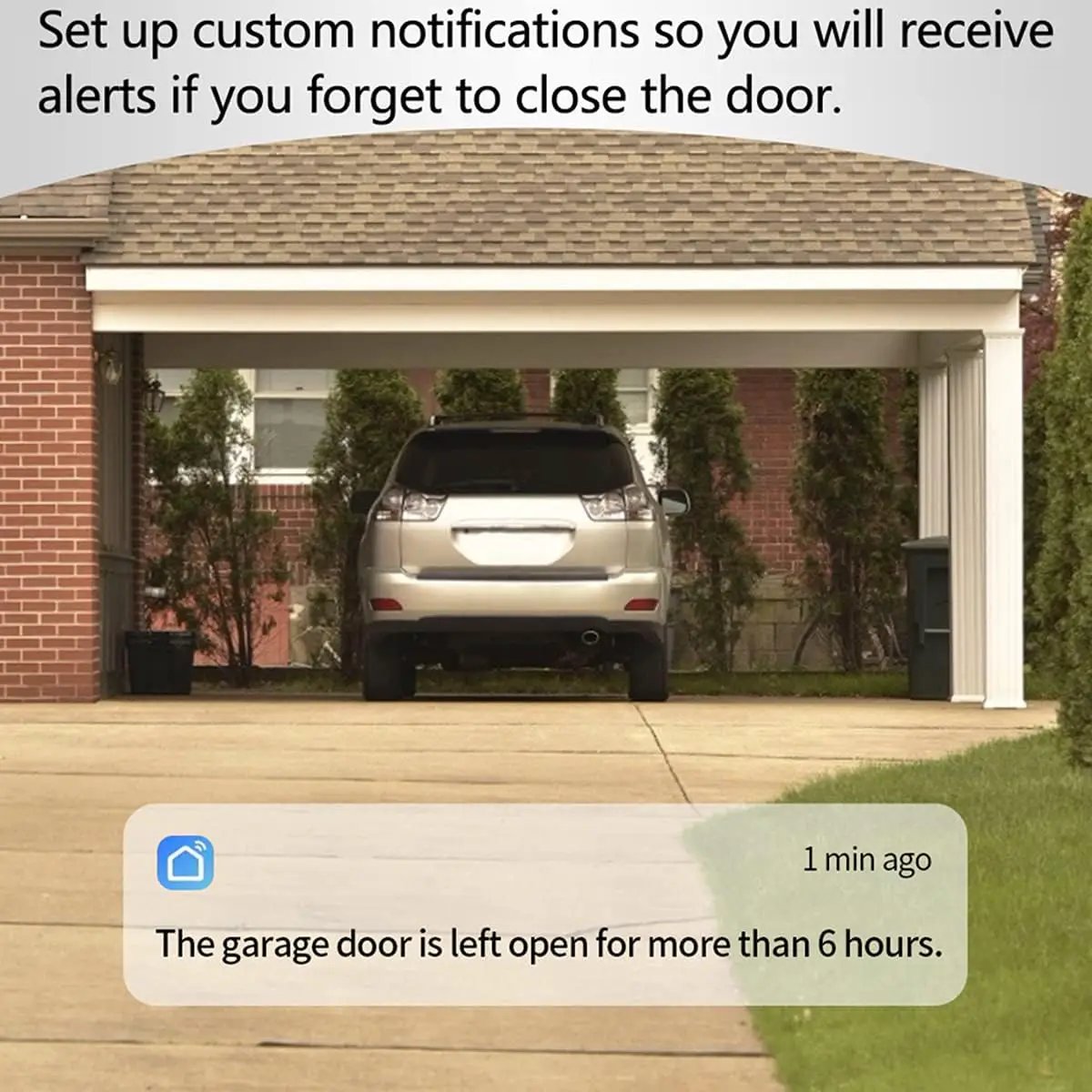 Smart Wi-Fi Garage Door Opener Remote,APP Control, Compatible with Alexa, Google Assistant, Siri, No Hub Required by GreenHaven Gardens