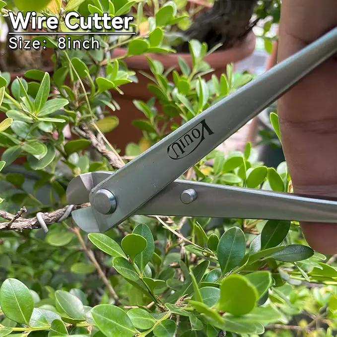 6-Piece Bonsai Tool Set,Concave Cutter,Knob Cutter,Jin Pliers,Wire Cutter,Bonsai Scissors, Root Hook by GreenHaven Gardens