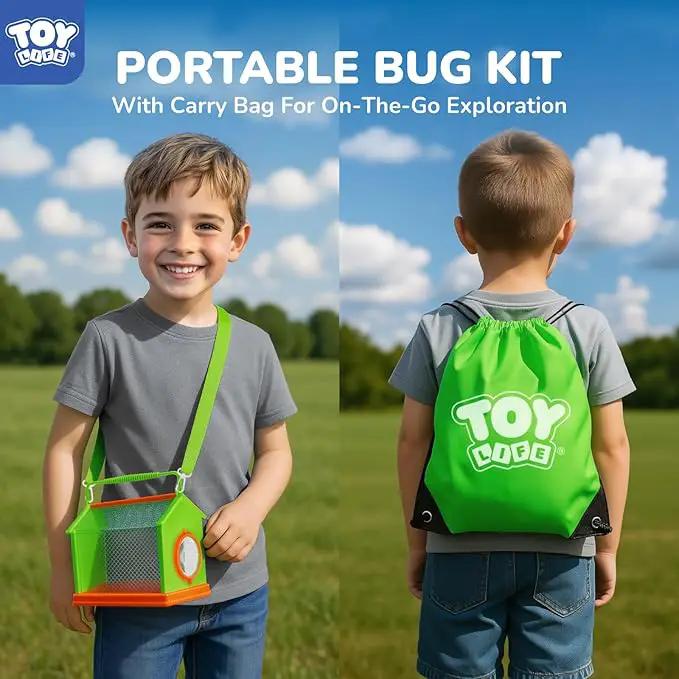 TOY Life Bug Catcher for Kids, Bug Catching Kit Kids Explorer Kit with Bug Net, Catching Tool, Tweezers, Magnifying Glass, Binoculars, Insect Catcher, Educational Outdoor Toys Kid Adventure Set by GreenHaven Gardens