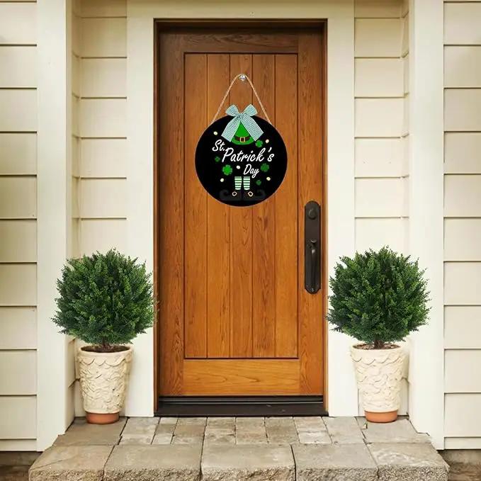 22''T Artificial Cedar Topiary Ball Tree 2 Pack, Outdoors Artificial Shrubs Faux Plants Uv Rated Perfect for Outdoor, Indoor - Easy to Install. by GreenHaven Gardens