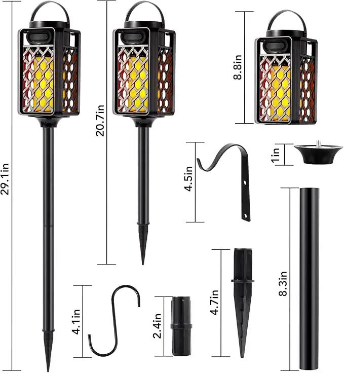 Outdoor Bluetooth Speaker with Led Flame, IP65 Waterproof Wireless Bluetooth Speaker, HD Audio, Atmosphere, 2 Pack by GreenHaven Gardens