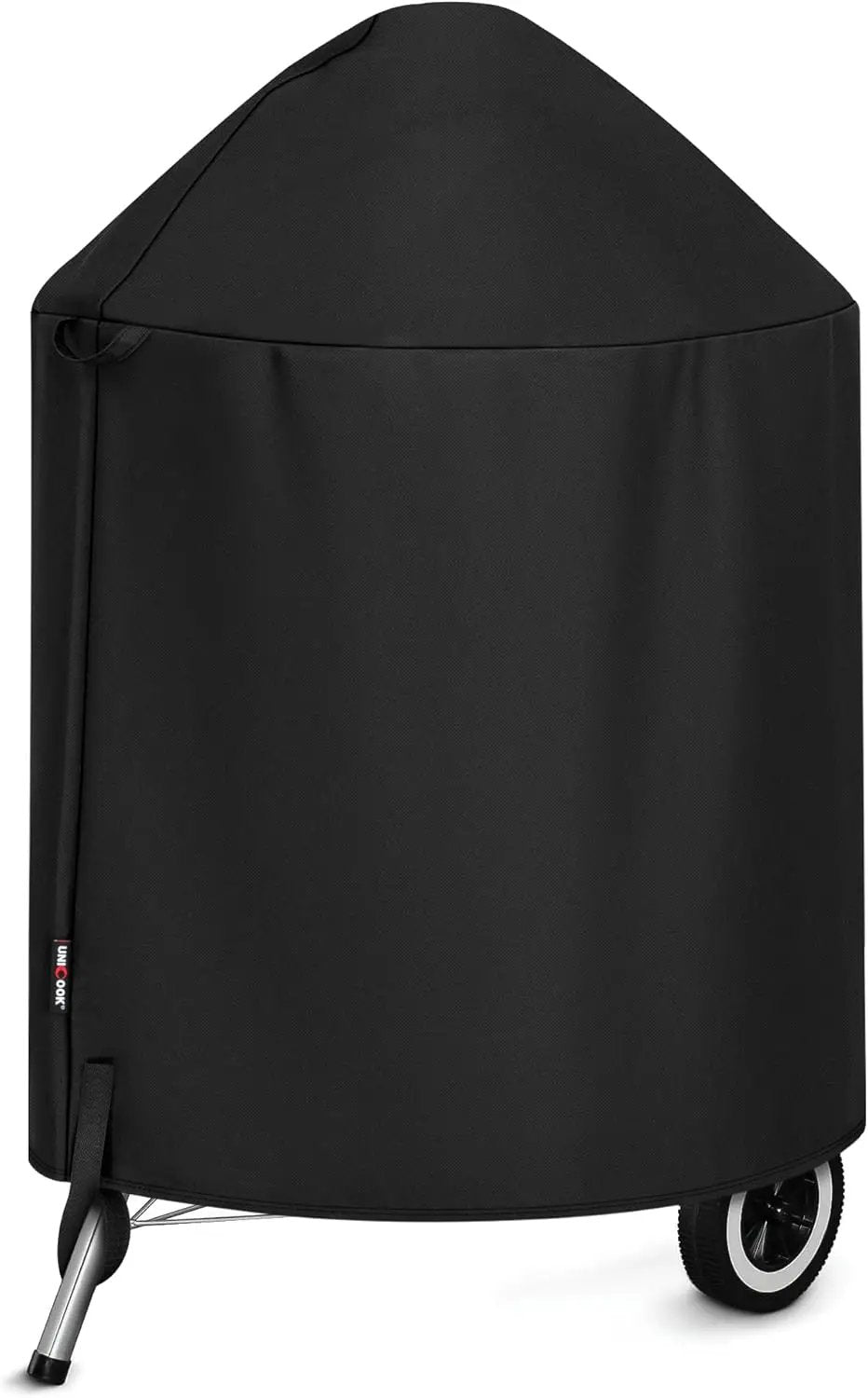 Unicook Round Kettle Grill Cover Compatible with Weber 22 Inch Charcoal Grill, Heavy Duty Waterproof Fade Resistant Small Smoker Cover, All Weather Protection by GreenHaven Gardens