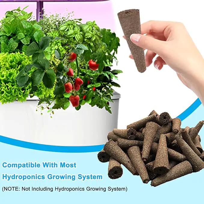161PCS Hydroponic Pod Kit for Aerogarden and All Brands Growing System, Grow Anything Kit with 40 Grow Sponges, 40 Grow Baskets, 40 Grow Domes, 40 Pod Labels, 1 Tweezer, Herb Garden Planter Indoor Kit by GreenHaven Gardens