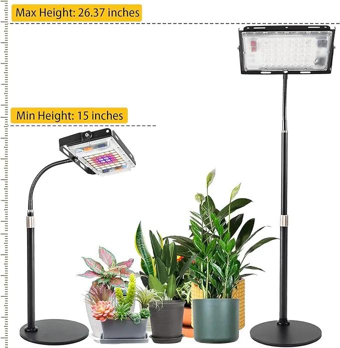 LBW Grow Light for Indoor Plants, Full Spectrum Desk LED Plant Light, Small Grow Lamp with On/Off Switch, Height Adjustable, Flexible Gooseneck, Ideal for Indoor Growth by GreenHaven Gardens