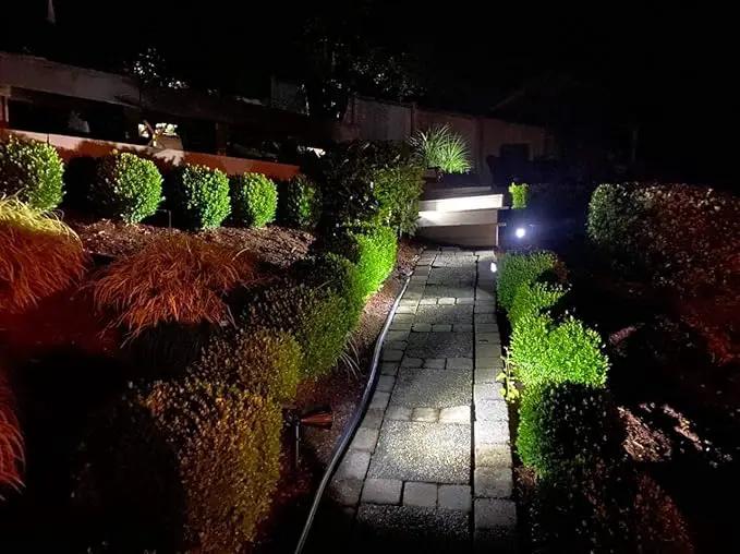URPOWER Solar Lights Outdoor, 2-in-1 Waterproof Adjustable Solar Spotlights Outdoor Wall Light, Dusk-to-Dawn Solar Powered Landscape Lights for Backyard/Garden/Pathway/Pool/Porch (4Pack, Cool White) by GreenHaven Gardens