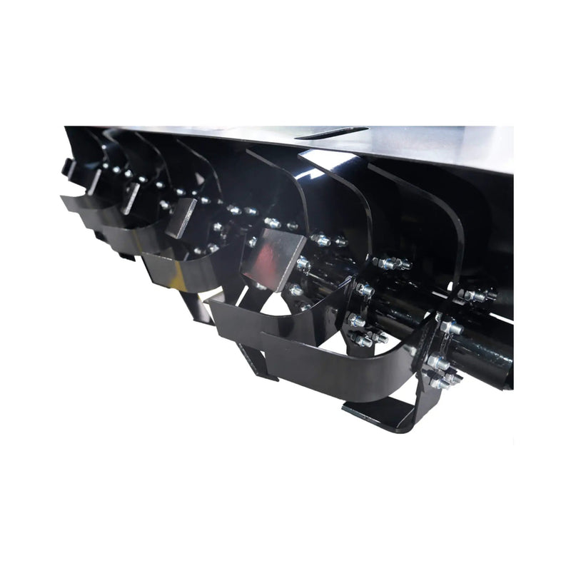 72-Inch Heavy Duty Hydraulic Skid Steer Soil Cultivator Roto Tiller Attachment (SAK45187) by SAKSBY WHOLESALE