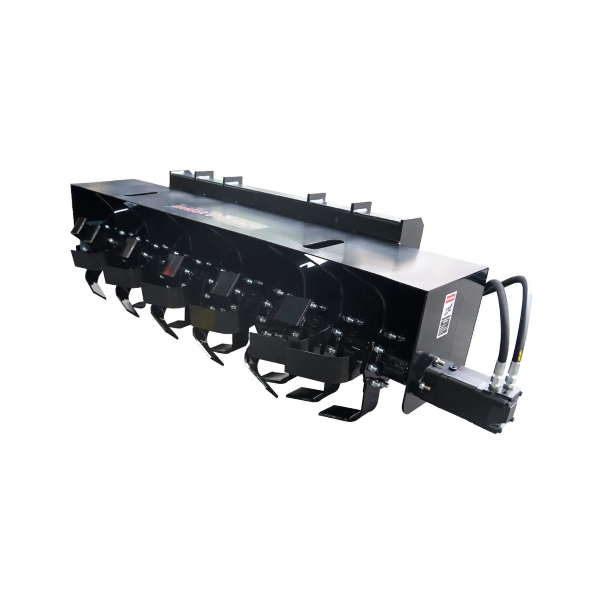 72-Inch Heavy Duty Hydraulic Skid Steer Soil Cultivator Roto Tiller Attachment (SAK45187) by SAKSBY WHOLESALE