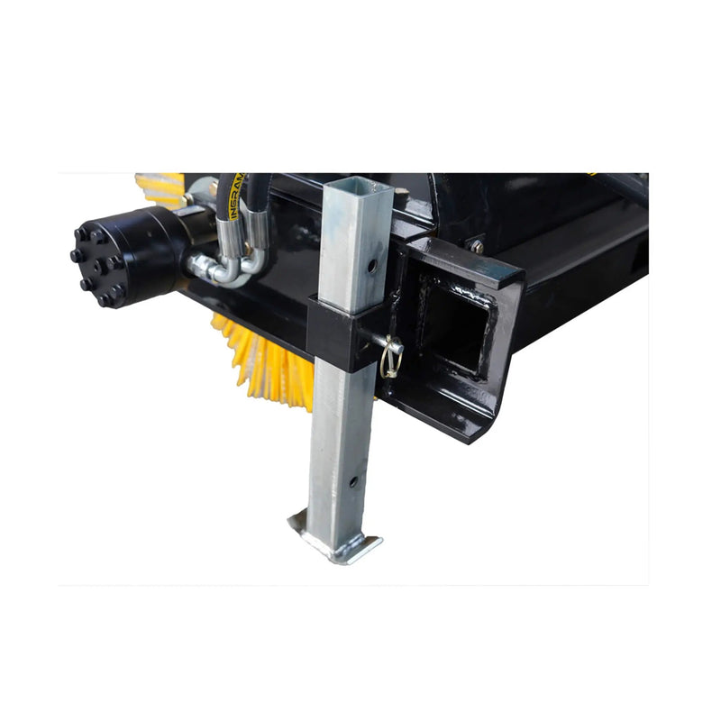 72-Inch Heavy-Duty Skid Steer Hydraulic Rotary Angle Broom Sweeper (SAK97846) by SAKSBY WHOLESALE