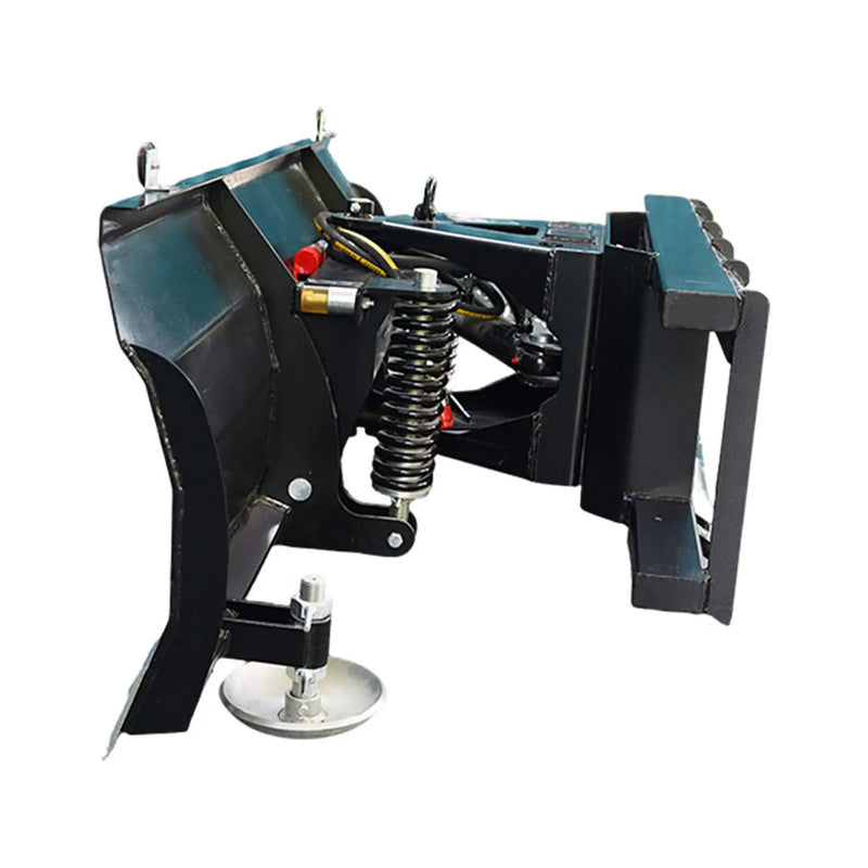 72-Inch Heavy-Duty Snow Plow Skid Steer Attachment With Dozer Blade (SAK27518) by SAKSBY WHOLESALE