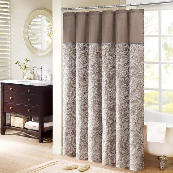 72" x 72" Jacquard Shower Curtain by HouseOfZazla