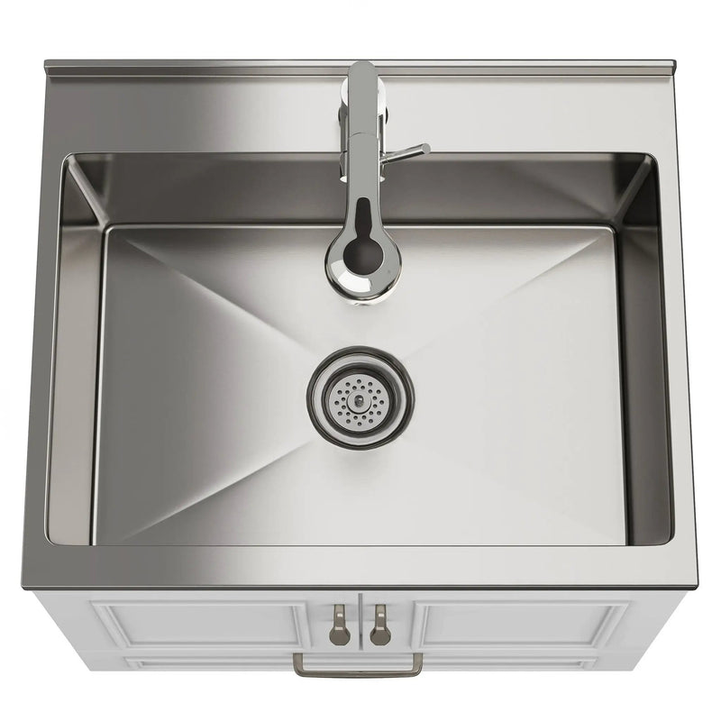 Cardinal - Laundry Cabinet With Faucet And Sink - White by HouseOfZazla