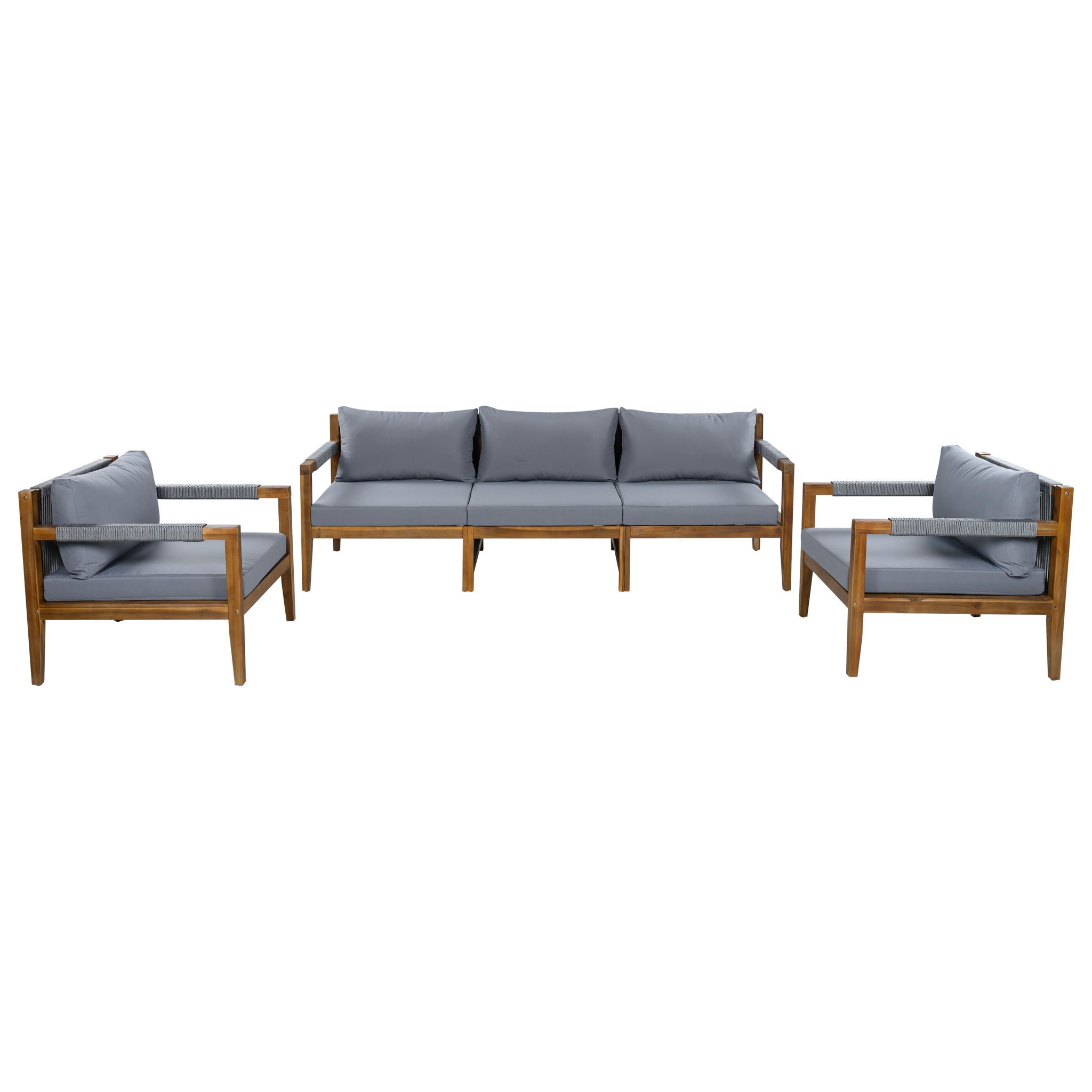 3 Piece Outdoor Sectional Sofa Set by HouseOfZazla