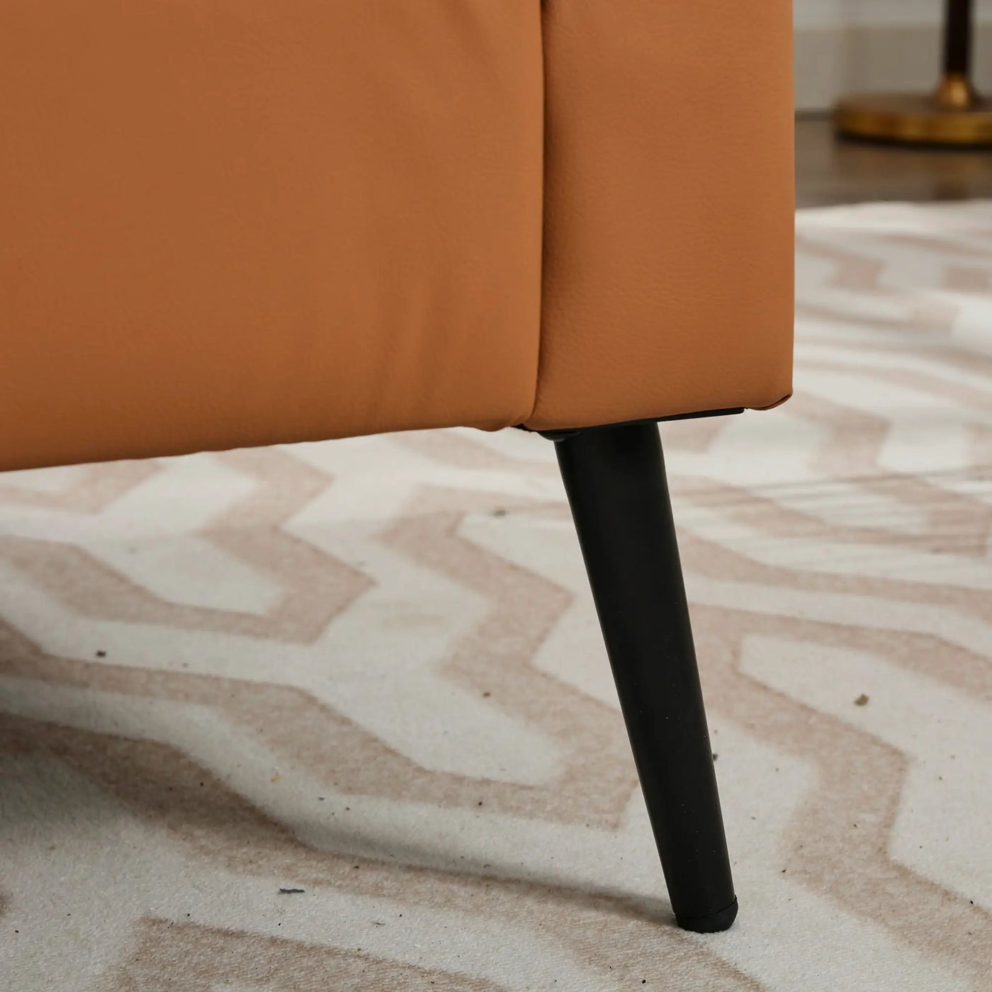 Nordic Retro Light Luxury Upholstered Sofa Chair by HouseOfZazla