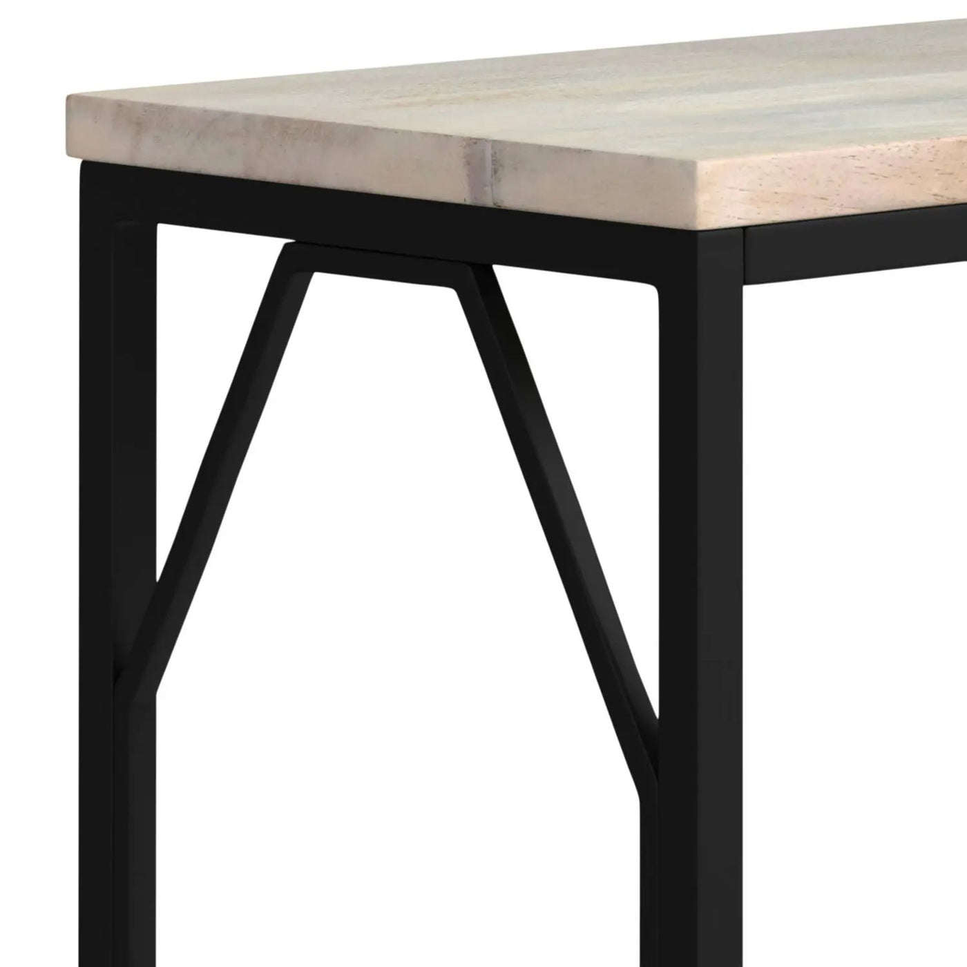 Selma - Handcrafted Metal And Wood Accent Table by HouseOfZazla