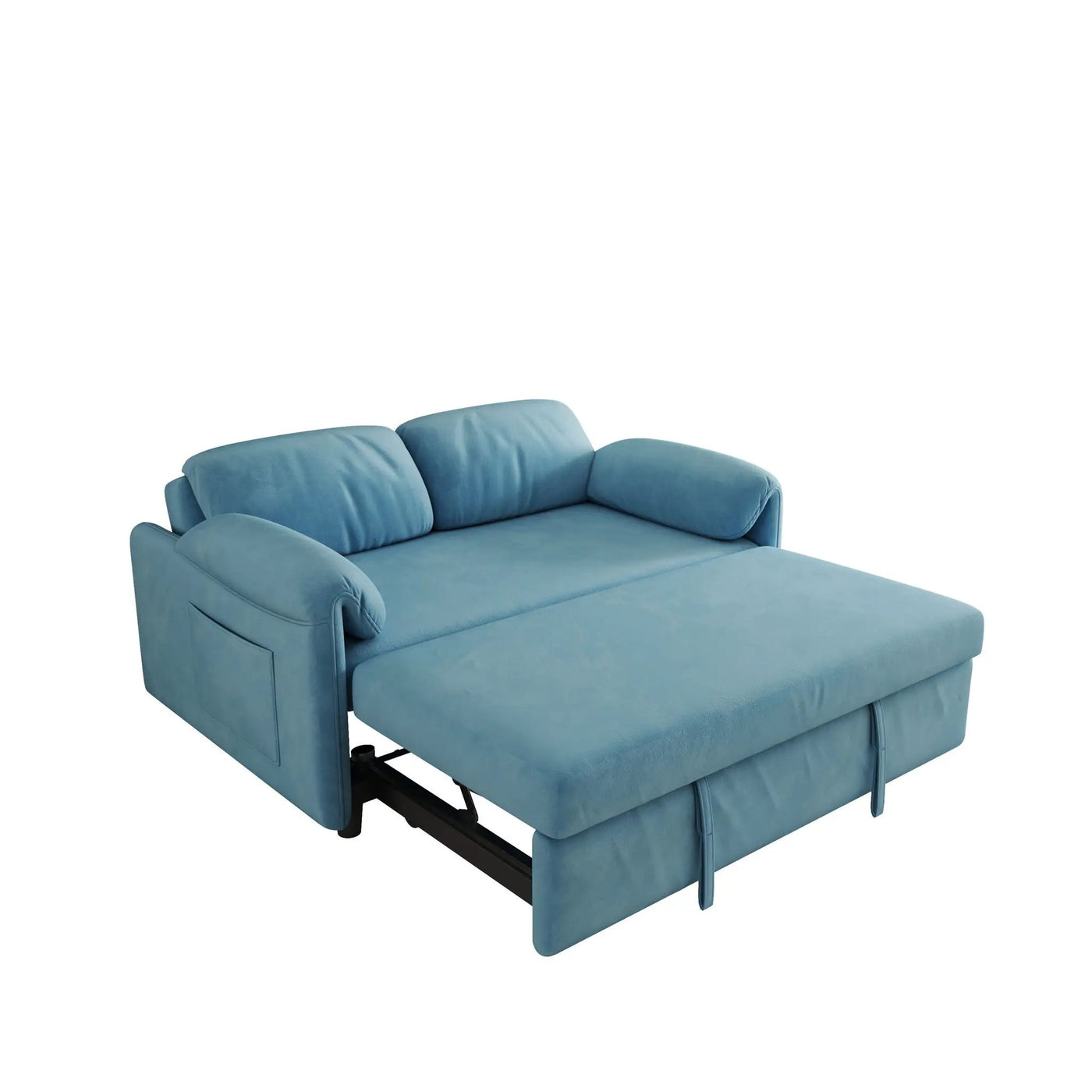 Sofa, Dual Purpose Lounge With Retractable Queen Size Bed by HouseOfZazla