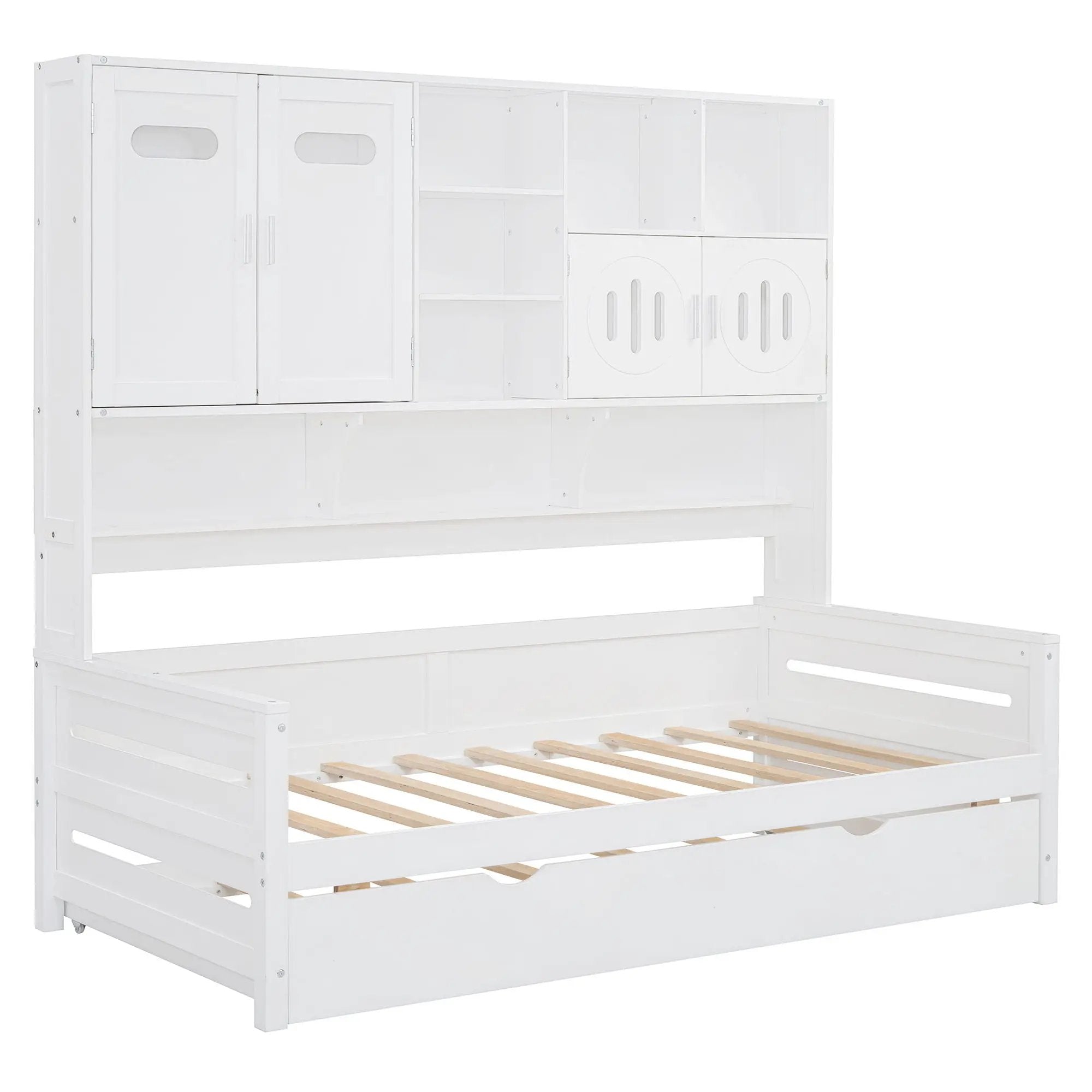 Daybed With All-In-One Cabinet And Shelf by Unique Piece Furniture