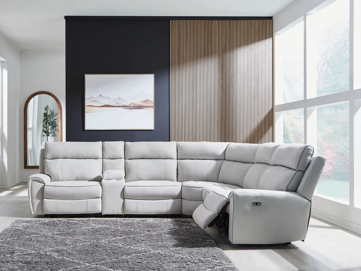 Social Pointe - Reclining Sectional by Unique Piece Furniture