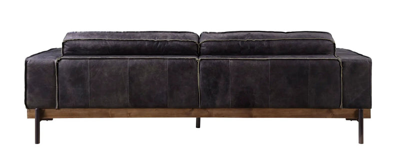 Silchester - Sofa - Antique Ebony Top Grain Leather by Unique Piece Furniture