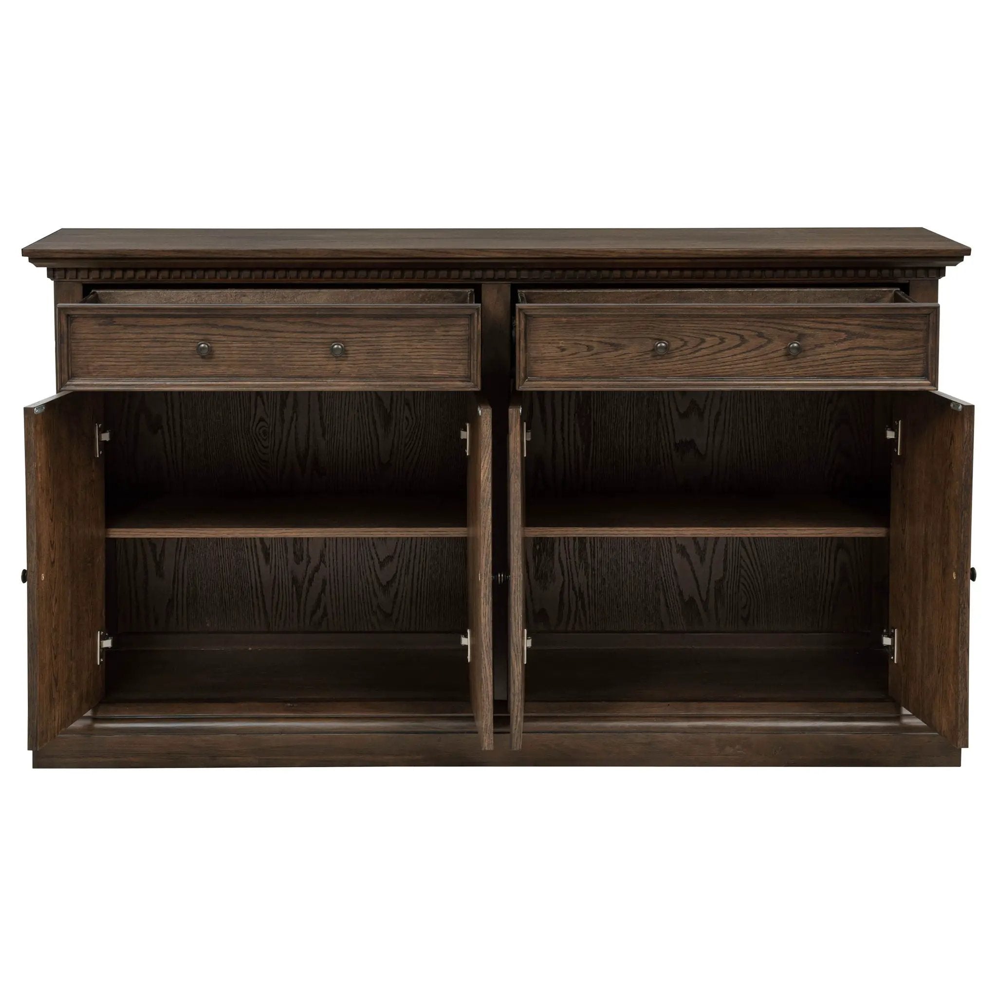 Ridgewell 2-drawer 4-door Dining Server Dark Oak by Unique Piece Furniture