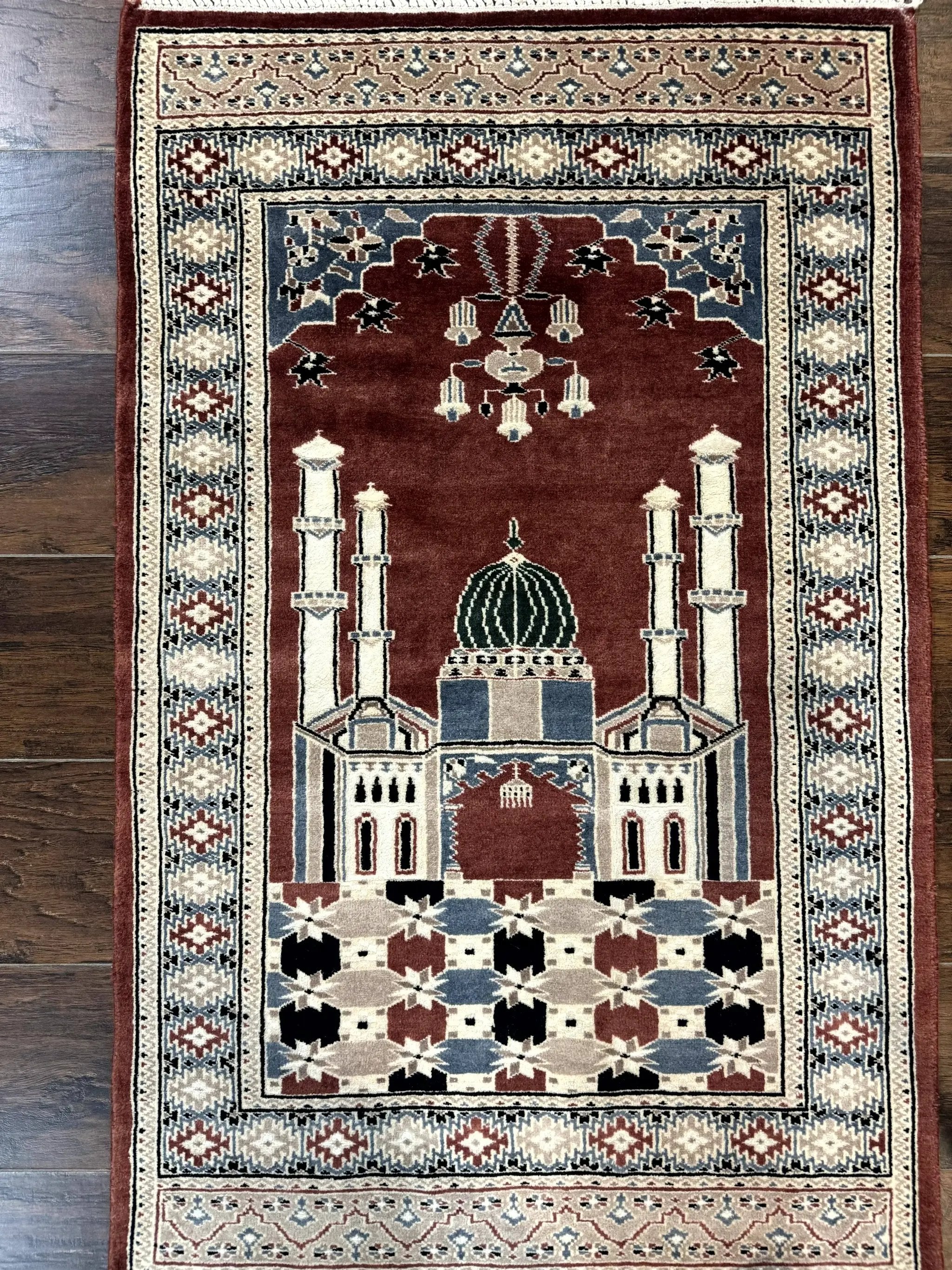Small Pakistani Bokhara Prayer Rug 2.7 x 4 by Jewel Rugs