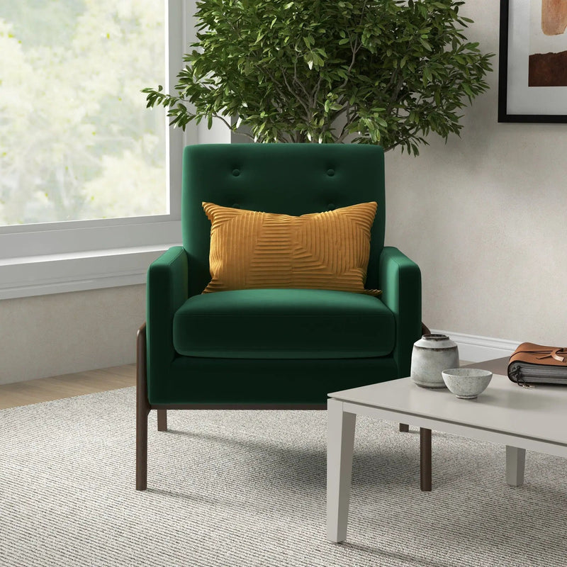 Cole - Solid Wood Lounge Chair by HouseOfZazla