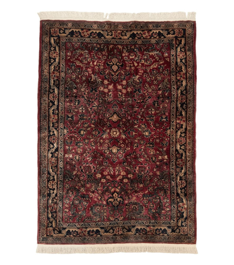Persian Sarouk Rug 3x5, Antique Persian Carpet by Jewel Rugs