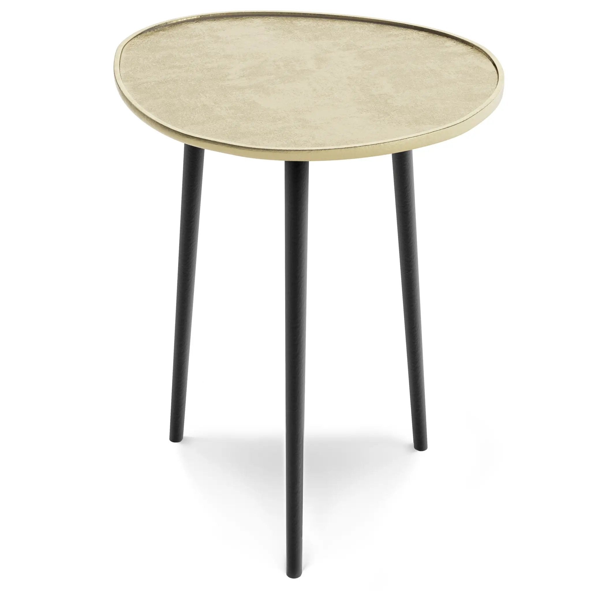 Tanner - Metal Side Table - Gold by Unique Piece Furniture