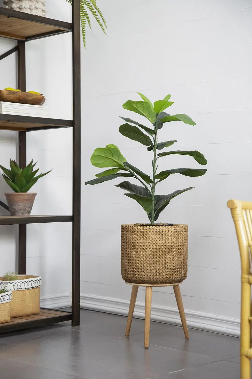 20x16x35" Artificial Fiddle-Leaf Fig Potted Plant by HouseOfZazla
