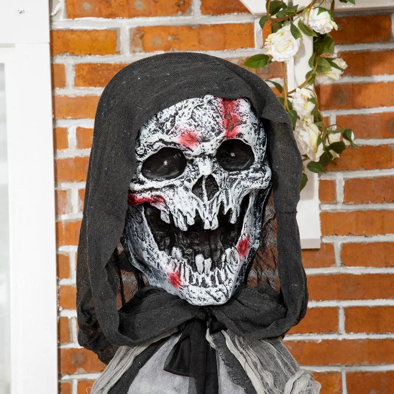 74" Animated Skeleton Witch of the Haunted Hollow by HouseOfZazla