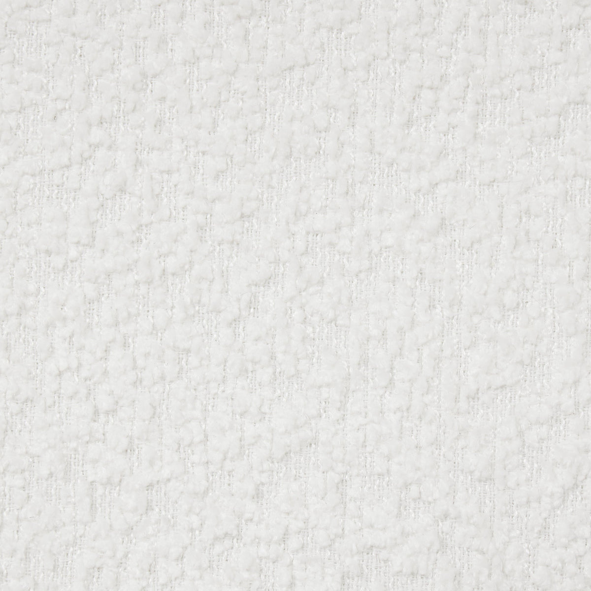 Cozy Upholstered Bed with Minimalist Frame - White Boucle, photo 3 of 8