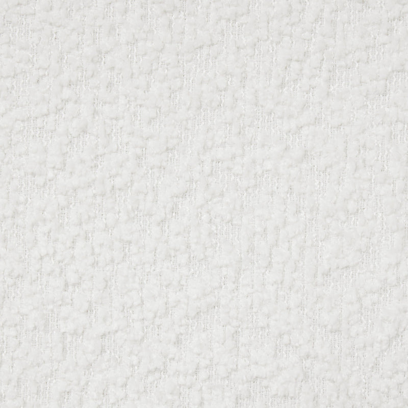Cozy Upholstered Bed with Minimalist Frame - White Boucle, photo 3 of 8