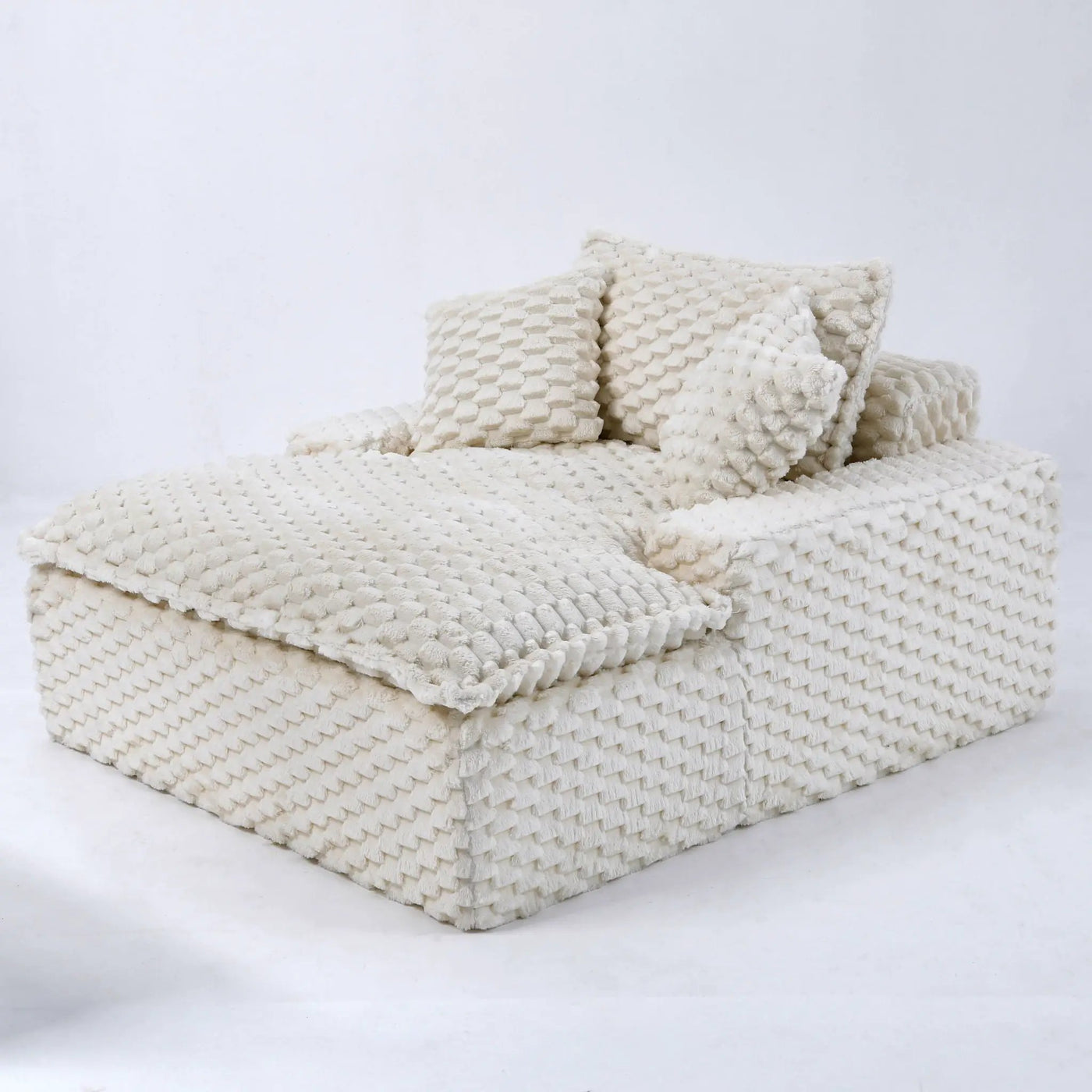 Harbor - Luxury Sofa Turtle Fleece Fabric by HouseOfZazla