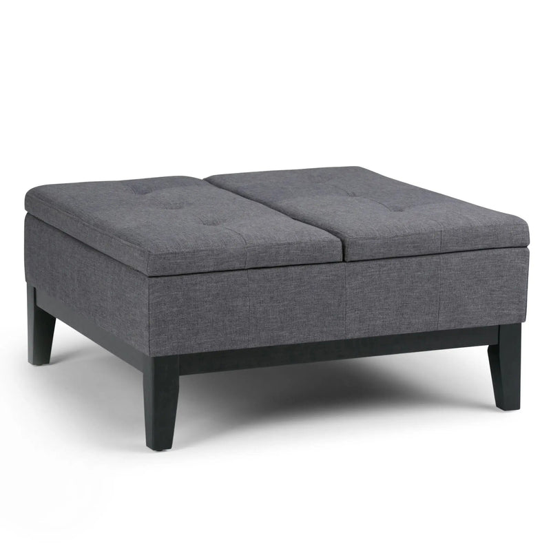 Dover - Multifunctional Lift Top Coffee Table Storage Ottoman by Unique Piece Furniture